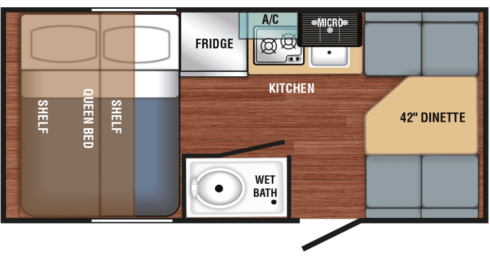 Braxton Creek Bushwhacker Plus 17FD Floorplan