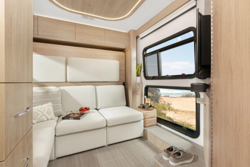 Leisure Travel Vans Unity Rear Lounge Interior