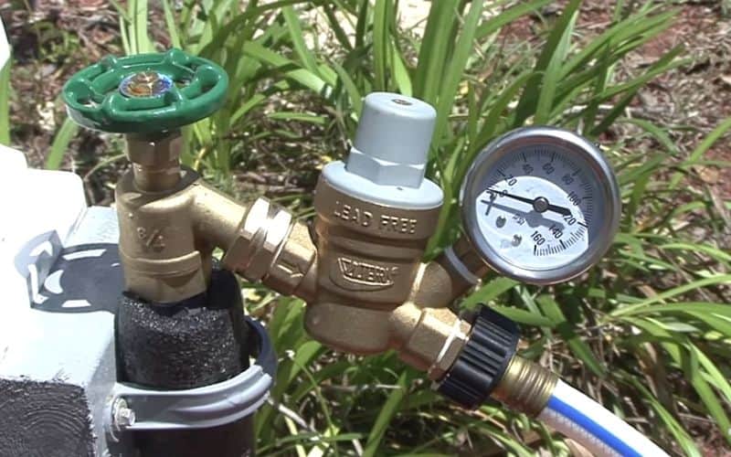 RV Adjustable In-Line Water Pressure Regulator