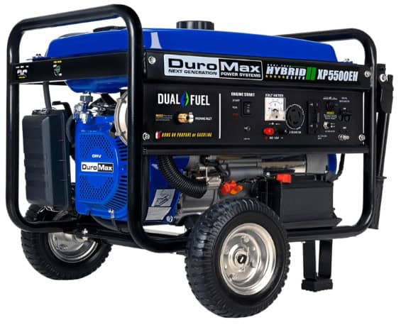 DuroMax XP5500HX Portable Dual Fuel Generator