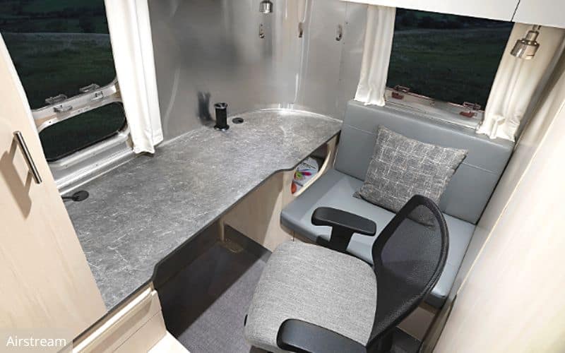 Travel Trailer Office Space