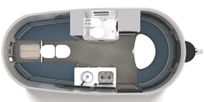 Airstream Basecamp 20X Floorplan