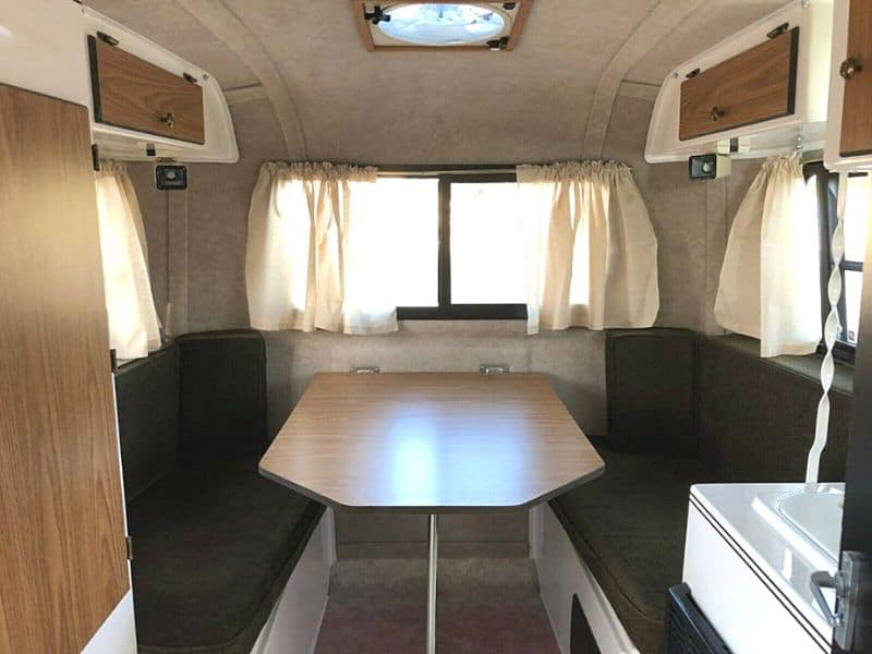 13 Foot Scamp Trailer Interior