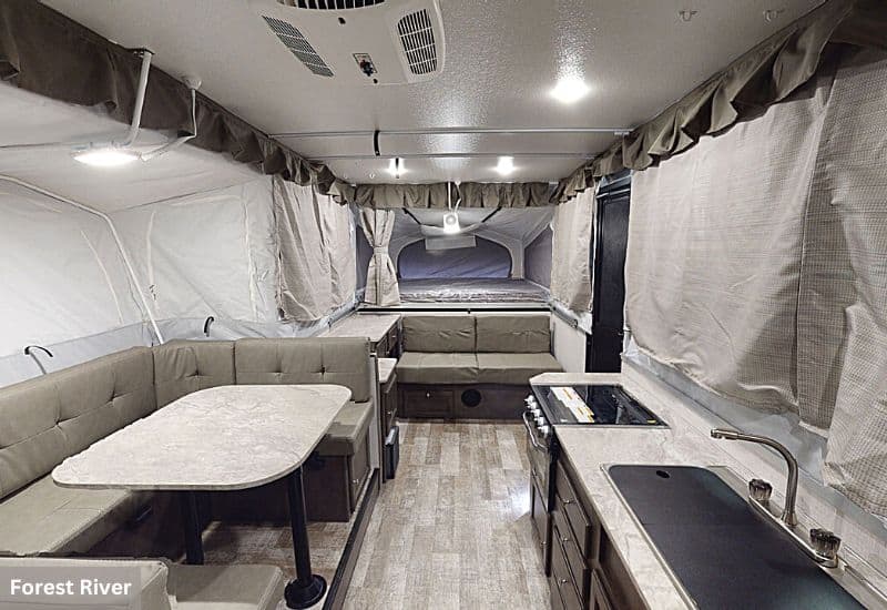 Forest River Rockwood Tent HW296 Interior