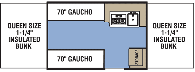 Coachmen Clipper LS 107LS Floorplan