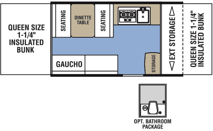 Coachmen Clipper Sport 108ST Floorplan