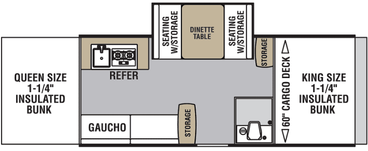 Forest River V-Trec V3 Floorplan