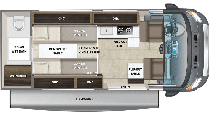Entegra Coach Ethos 20T Floorplan