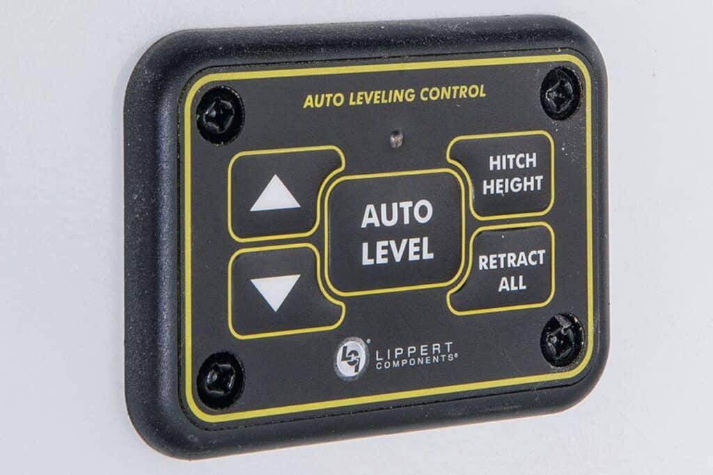 RV Leveling Control Panel