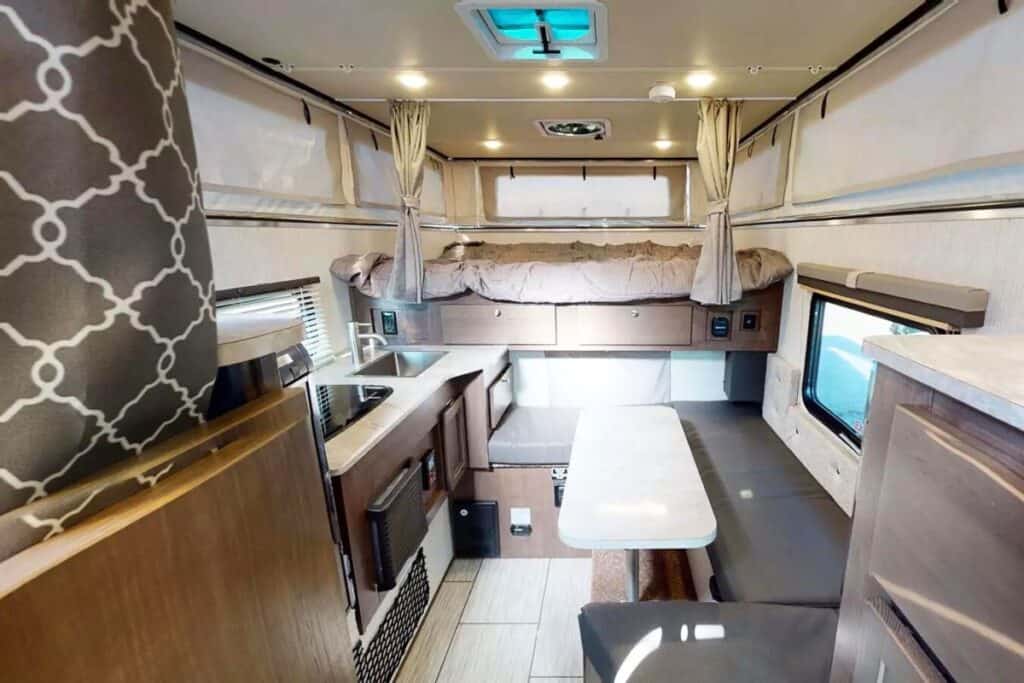 Palomino Backpack Truck Campers SS-1500 Interior