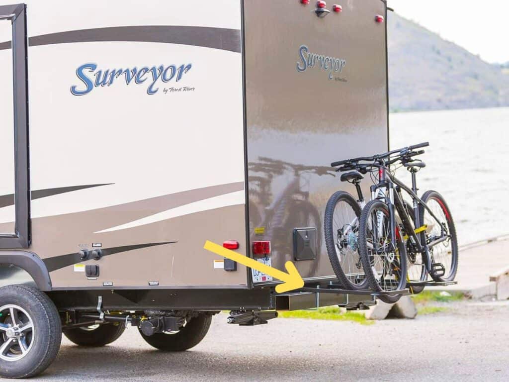 RV Storage Ideas: Bike Rack
