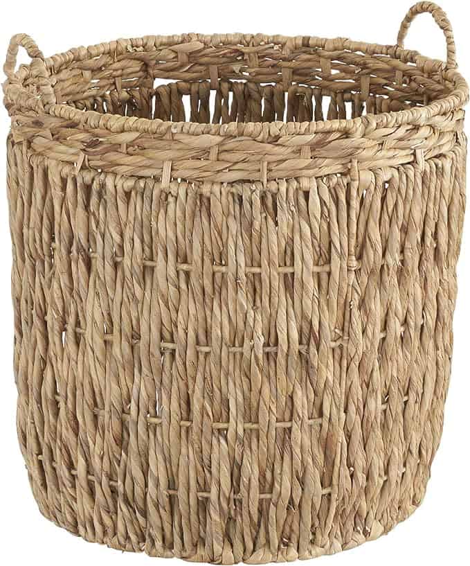 Pop Up Remodel Tall Round Wicker Storage Basket