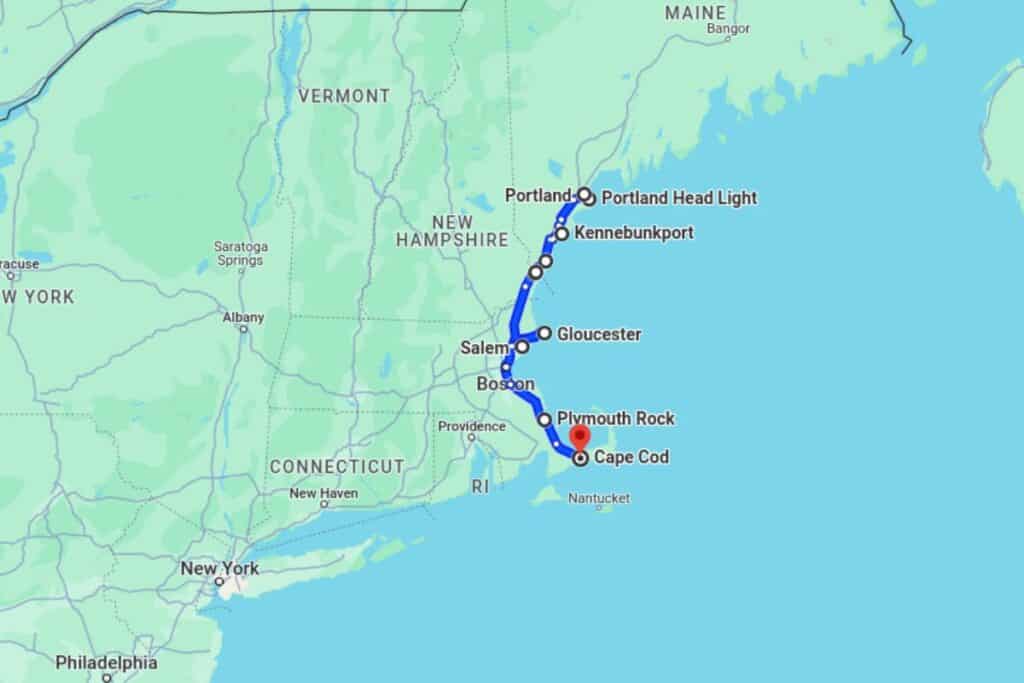 New England Coast Route