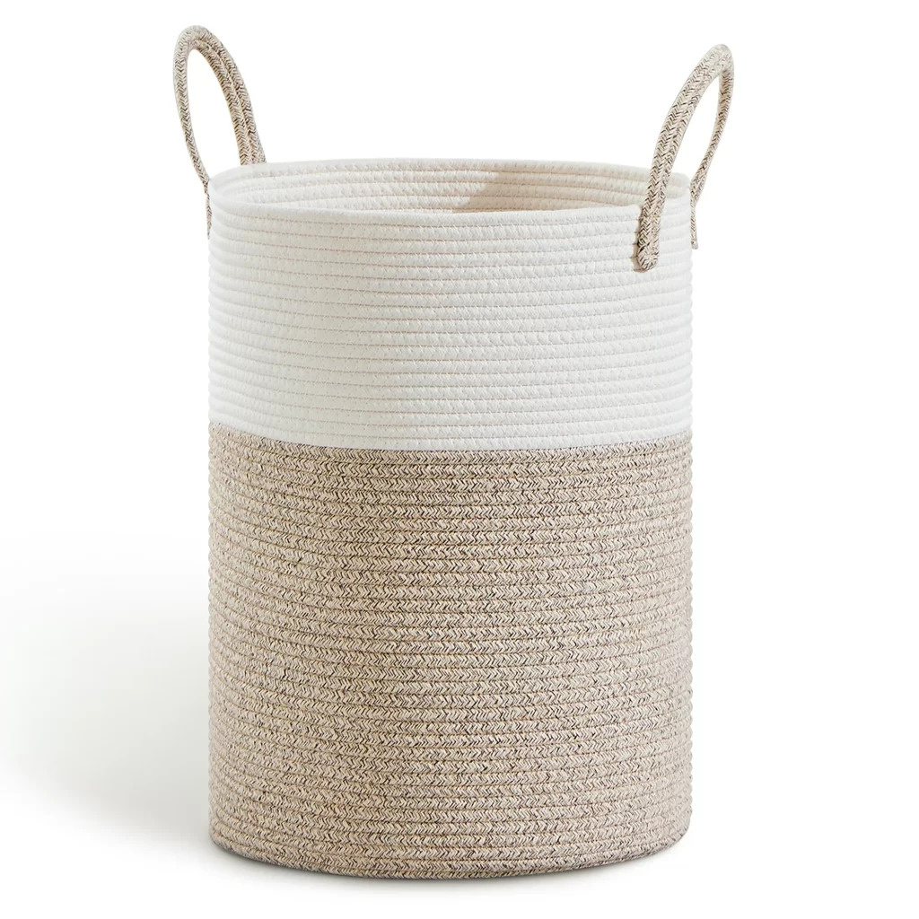 SOJERKI Cotton Woven Rope Storage Decorative Basket
