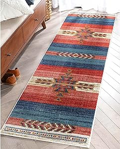 Well Woven Dustin Crimson Southwestern Medallion Rug