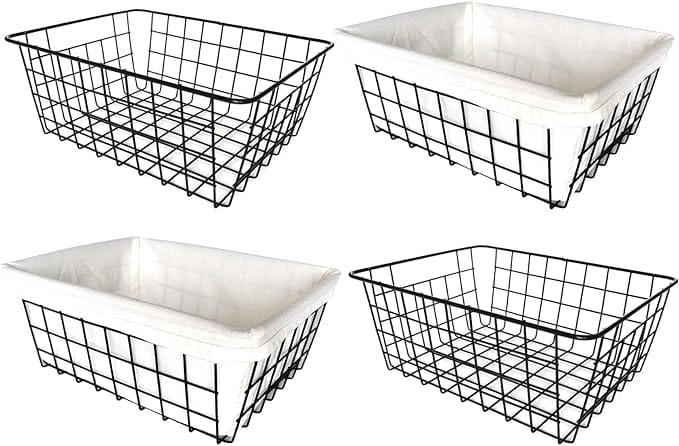 Pop Up Camper Remodel Wire Storage Baskets