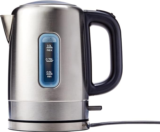 Amazon Basics Stainless Steel Portable Electric Hot Water Kettle