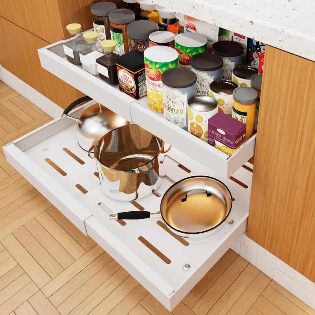 Pull Out Expandable Cabinet Organizer