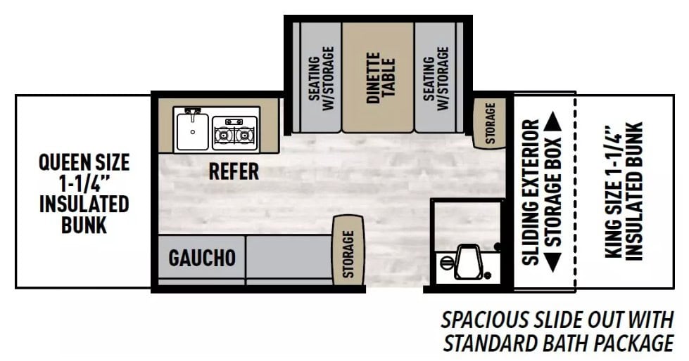 Coachmen Viking Legend 2485SST Floorplan