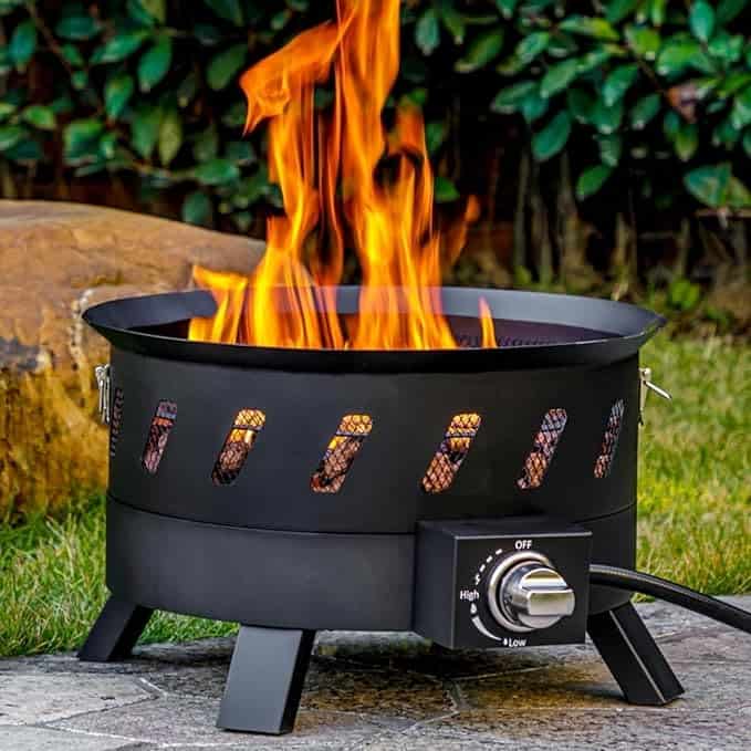 17.3 inch Portable Propane Fire Pit