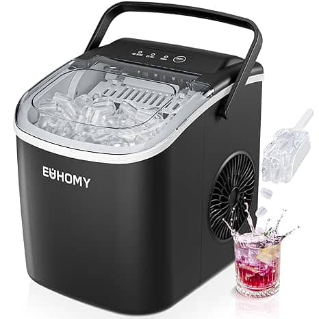 EUHOMY Portable Countertop Ice Maker