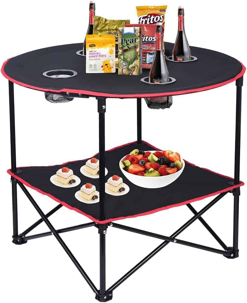 LEADALLWAY Collapsible Camping Table