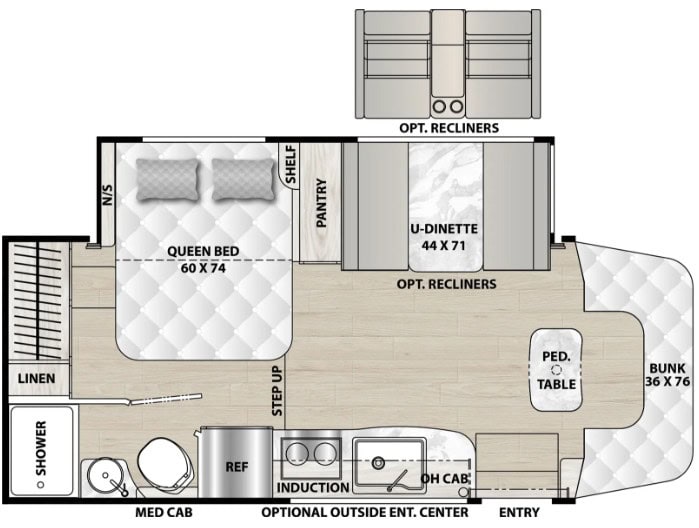 Coachmen Prism Select 24FS Floorplan