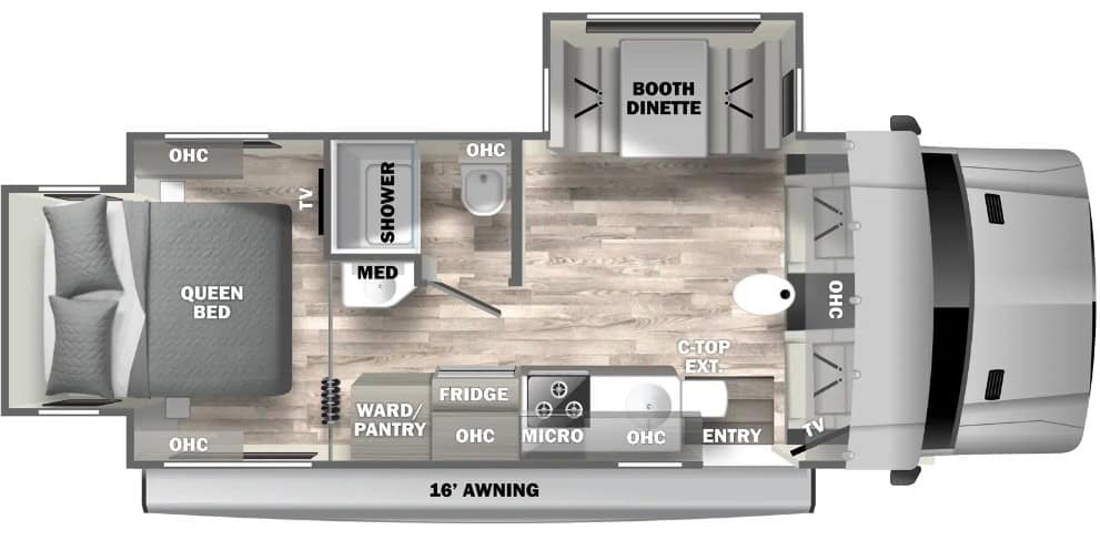 Dynamax Isata 3 24RW Floorplan