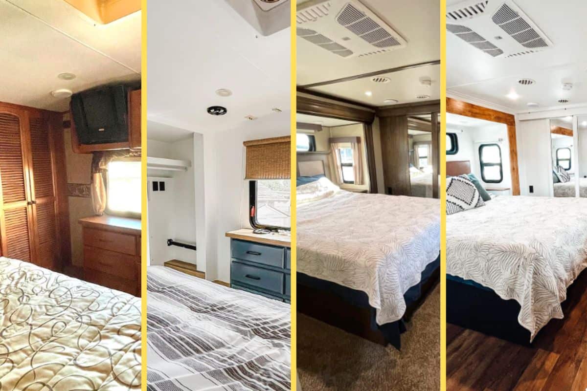 RV Bedroom Makeover