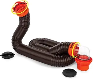 Camco RhinoFLEX 15-Ft Camper RV Sewer Hose Kit