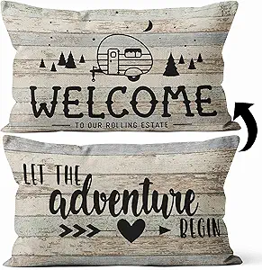 Camper Decor Pillow Covers