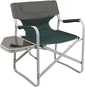 Coleman Outpost Elite Portable Chair with Side Table & Cup Holder