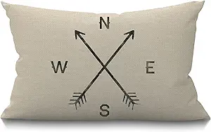 Compass RV Decor Pillow