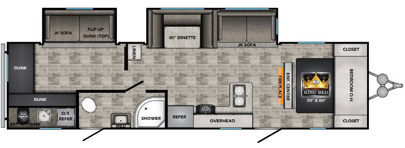 Crossroads Volante VL32SB Floorplan