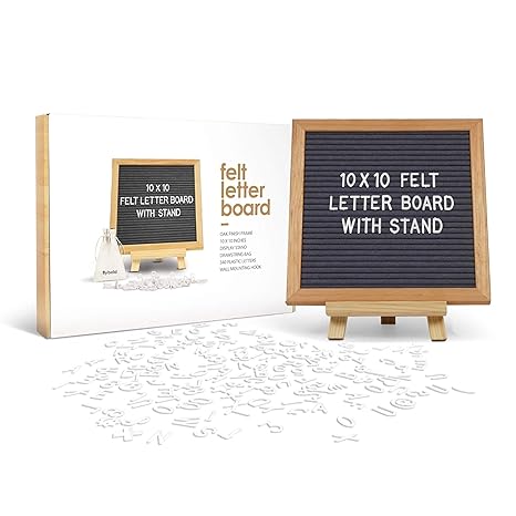 Felt Letter Board with Stand