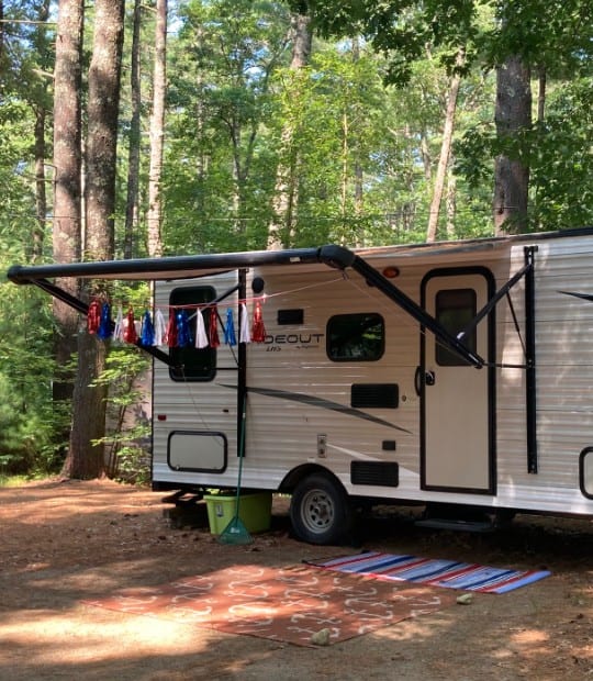 Fourth of July RV Holiday Campsite Decorations