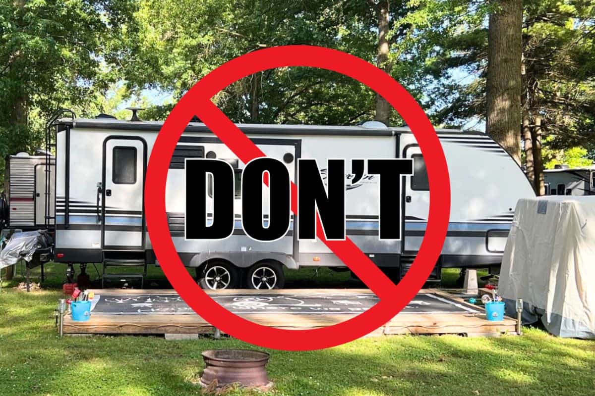 Full Time RV Don'ts