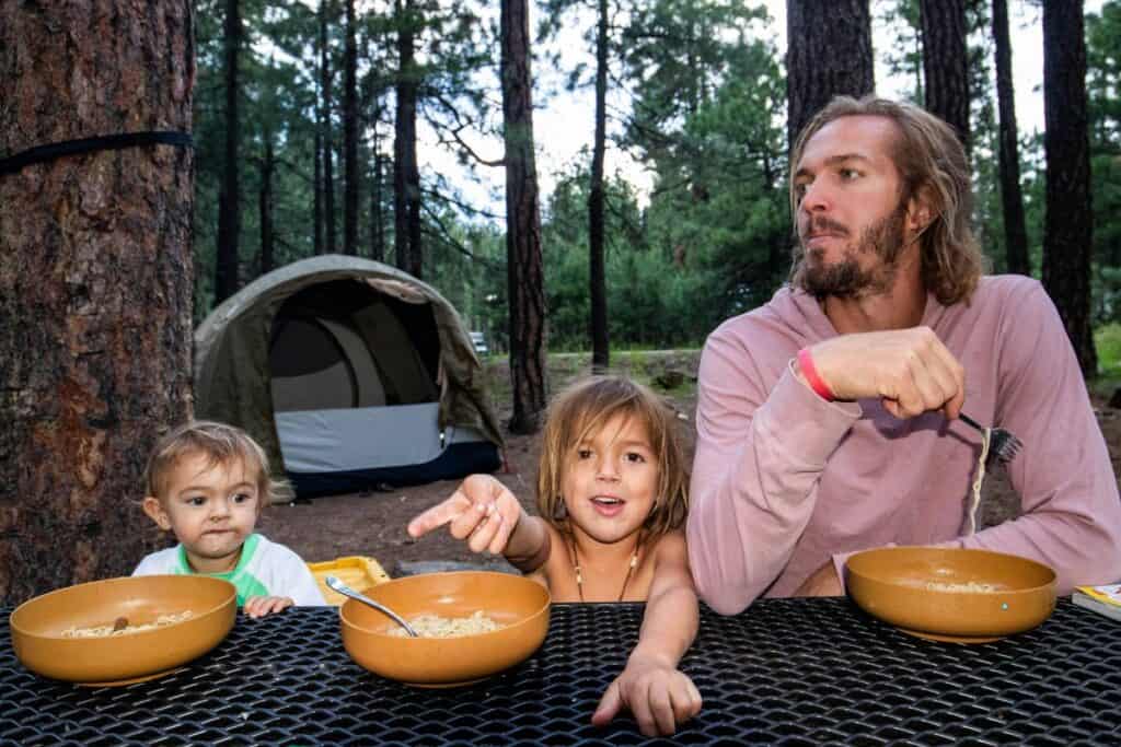 Full Time RV Family Dinner with Kids