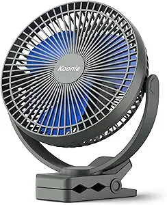 Koonie 10000mAh Rechargeable Portable Fan