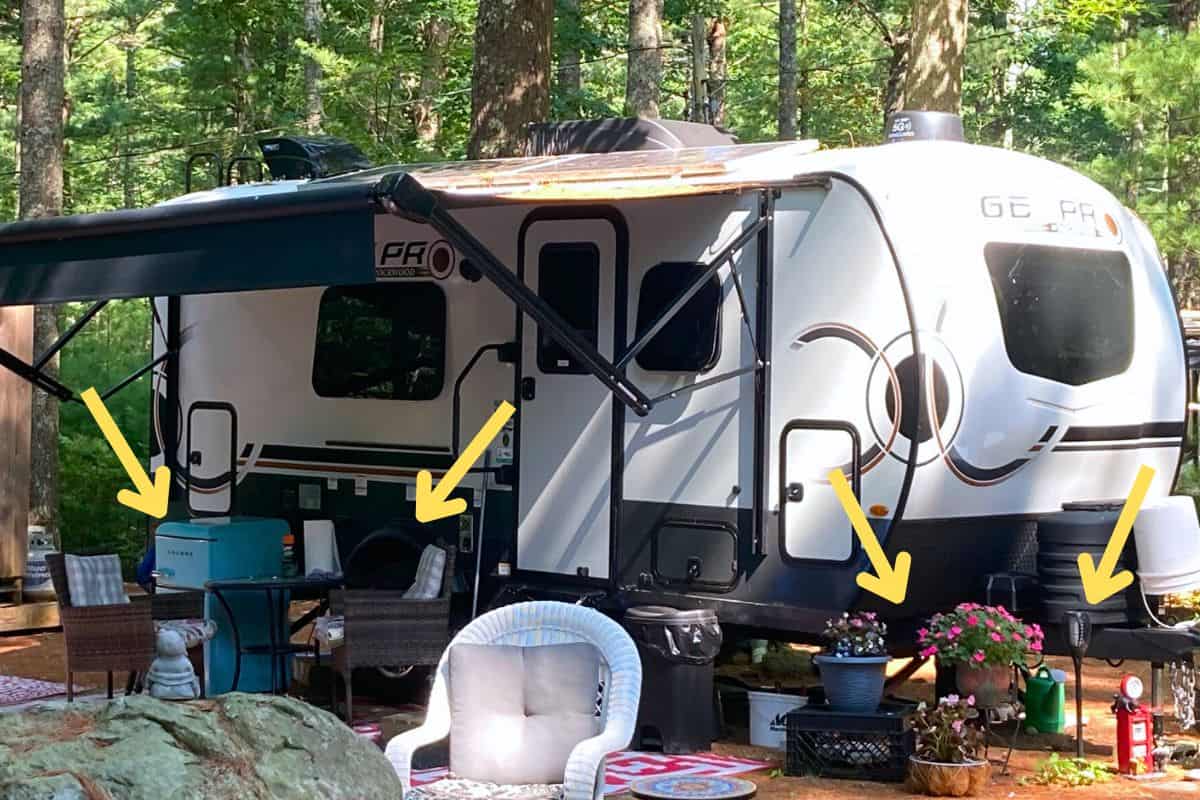 RV Campsite Decorating Ideas