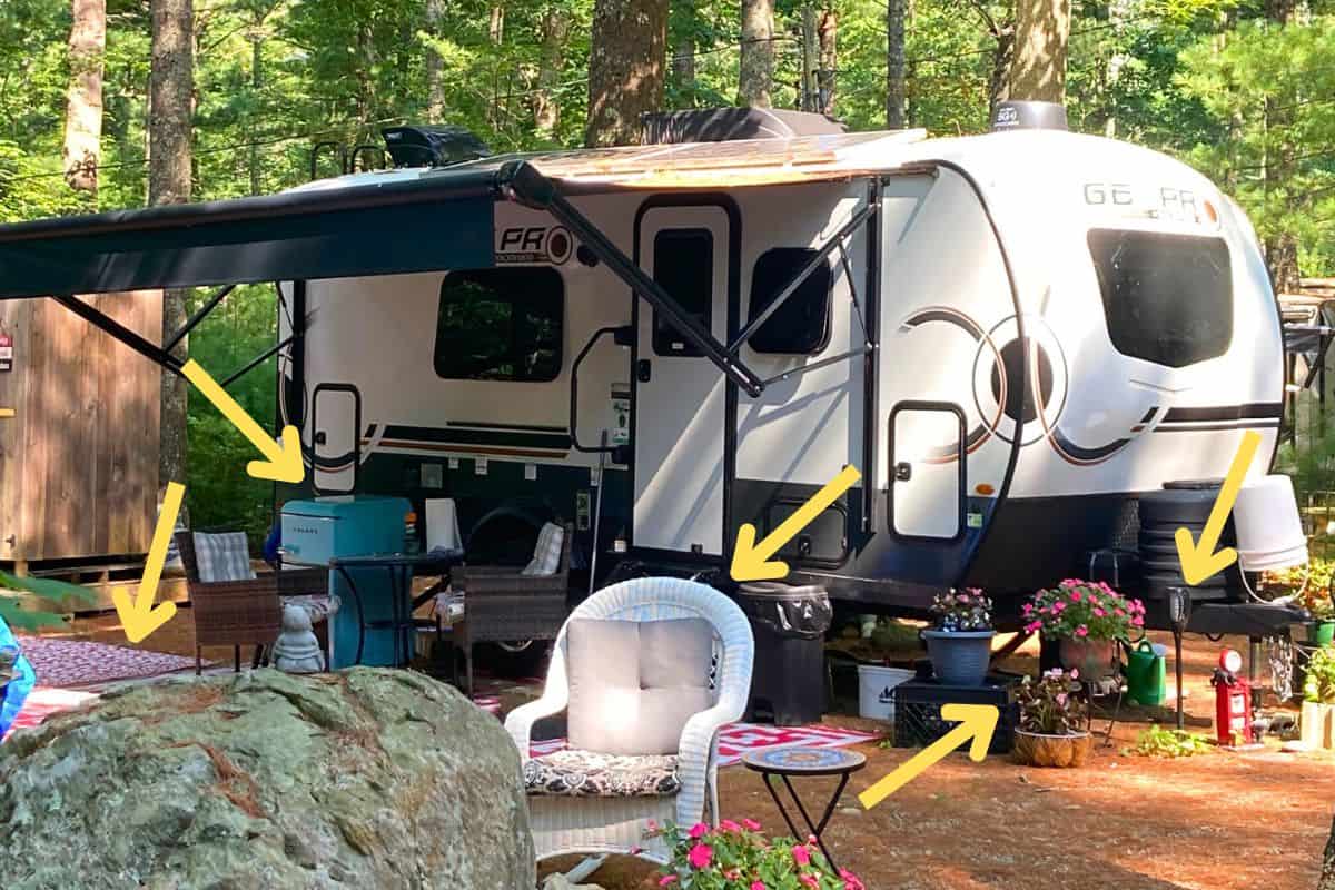 RV Campsite Setup Ideas