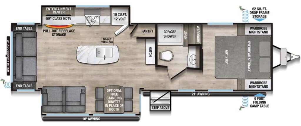 Alliance Delta 292RL Floorplan