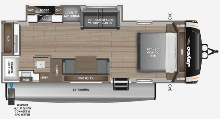 Jayco Eagle HT 230MLCS Floor Plan