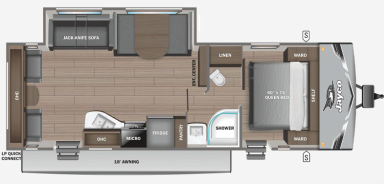 Jayco Jay Flight SLX 262RLS Floorplan