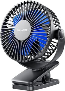 Clip-On Portable Battery Powered Fan