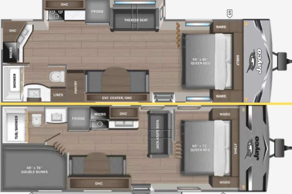 Jayco Jay Flight Travel Trailer Floor Plans