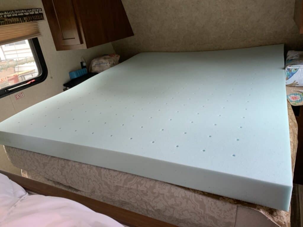 RV Memory Foam Matress Topper