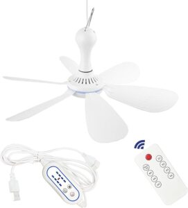 USB-Powered Portable Ceiling Fan