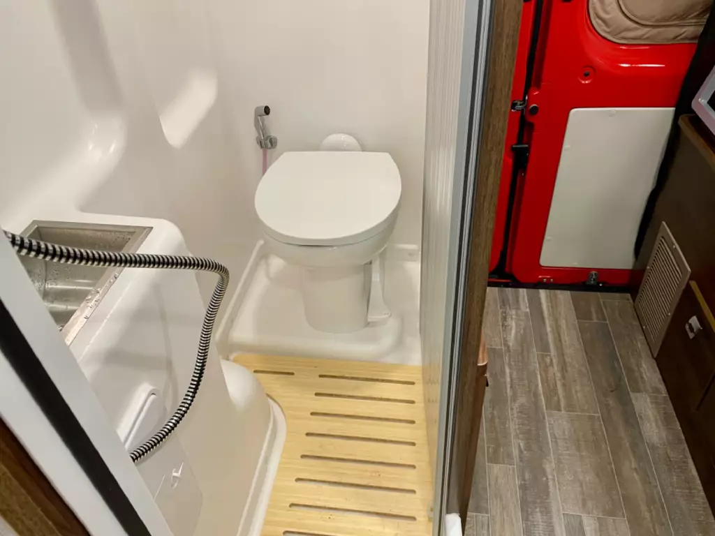 Winnebago Travato 59G Camper Van Bathroom