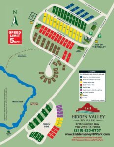 Hidden Valley Site Map